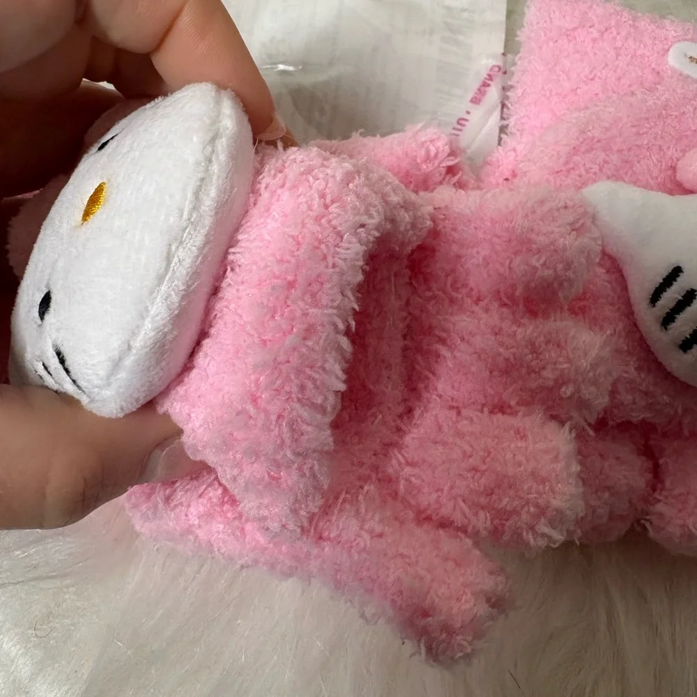 {NEW} Hello Kitty Filp-top Gloves Mittens Pink One Size